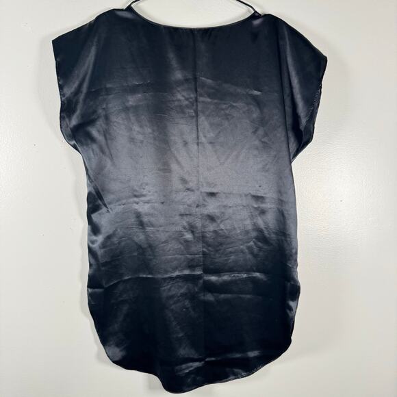 Vintage Frederick's of Hollywood Women's 100% Polyester Lace Boxy Sexy Shirt M - Picture 2 of 5